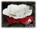 Clay Flower Tealight Candle Holder