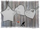 Clay Gift Tags Hearts Stars