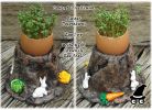 Egg Cups Tree Trunks Concrete Tealight Candle Holders