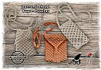 Macrame Cell Mobile Phone Bags Pouches