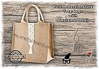 Macrame Burlap Jute Hessian Tote Shopping Bags