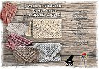 Macrame Flap Zipped Clutch Bags Purses